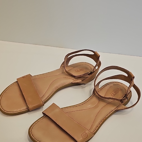 Born Alice Brown Leather Sandals Size 7.5M - Picture 4 of 10